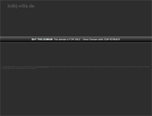 Tablet Screenshot of bdkj-villa.de